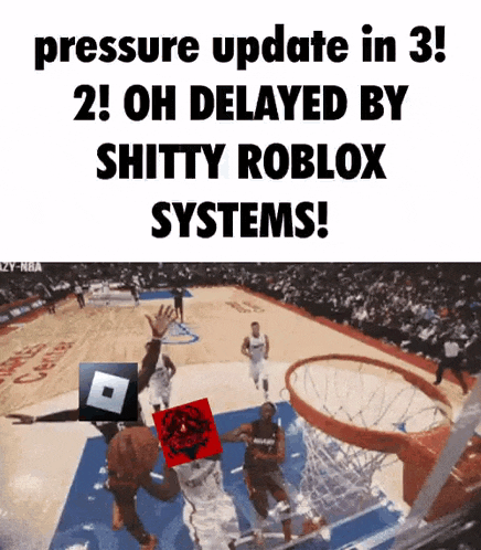 a basketball game is being played with the words pressure update in 3