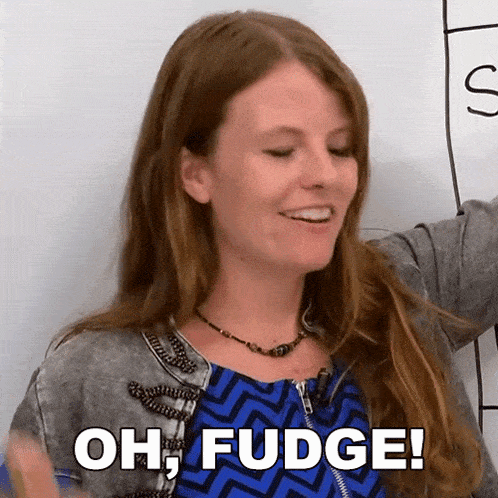 Oh Fudge Emma GIF - Oh Fudge Emma Engvid GIFs
