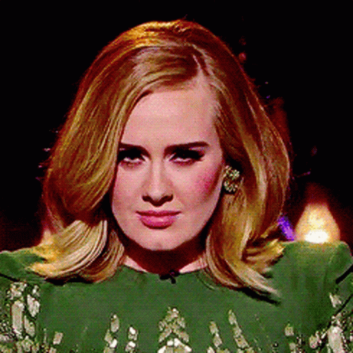Adele Laughing GIF