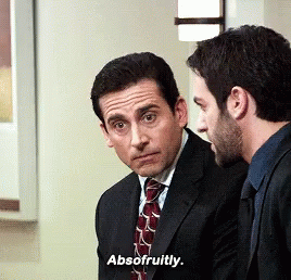 Michael Scott Absofruitly GIF - Michael Scott Absofruitly Yes GIFs