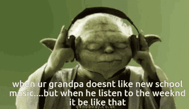 Music Yoda GIF