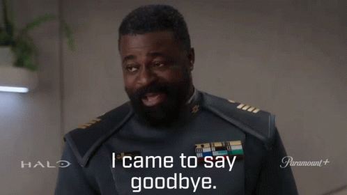 I Came To Say Goodbye Captain Jacob Keyes GIF - I Came To Say Goodbye Captain Jacob Keyes Halo GIFs