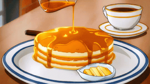 Desayunamos? GIF - Pancakes Syrup Animated GIFs