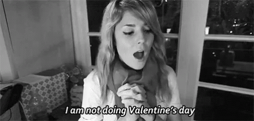 Nope GIF - Iam Not Doing Valentines Day Single Life Grace Helbig GIFs