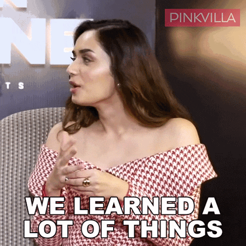 a woman says we learned a lot of things while sitting on a chair
