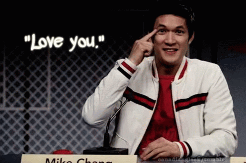 "Love You" GIF - I Love You Mike Chang Glee GIFs