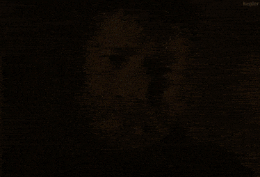 a close up of a man 's face with the words you shit eaters