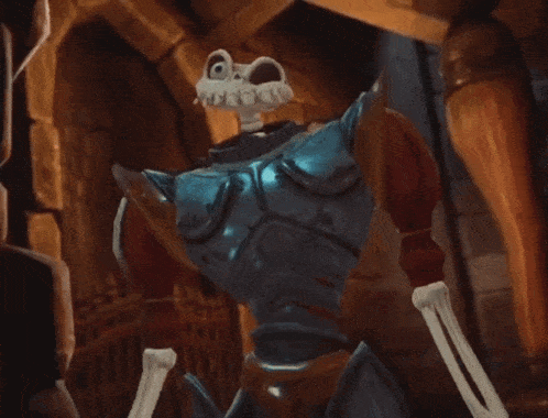 a video game character says " i 'll show you " to another character