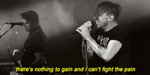 Billy Talent Theres Nothing To Gain GIF - Billy Talent Theres Nothing To Gain And I Cant Fight The Pain GIFs
