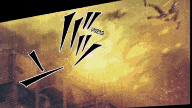 a cartoon drawing of a fire with the word fwaya written on it