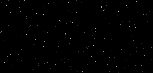 a pixel art of a person in a space suit flying through space .