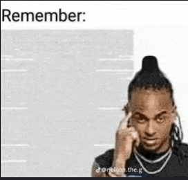 a man with a ponytail is talking on a cell phone with the words remember behind him