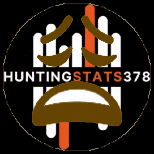 a drawing of a circle with the words huntings '18 on it