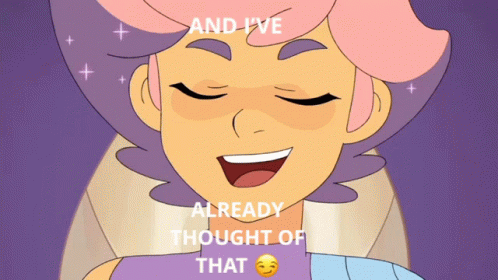 Glimmer Battle Plan Glimmer Thought Of It GIF - Glimmer Battle Plan Glimmer Glimmer Thought Of It GIFs