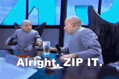 Zip It GIF - Zip It Mike Myers GIFs