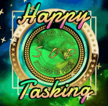 a logo for the siblings of pitch sop is displayed