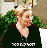 You Did Not GIF - Phoebe Friends Youdidnot GIFs