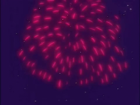 Lisa Simpson Fireworks GIF - Lisa Simpson Fireworks Trampoline GIFs