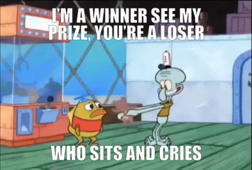 Winner Loser GIF - Winner Loser Spongebob GIFs