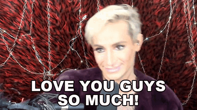 a woman says " love you guys so much "
