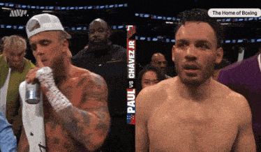 a boxing match between paul vs chavez jr takes place
