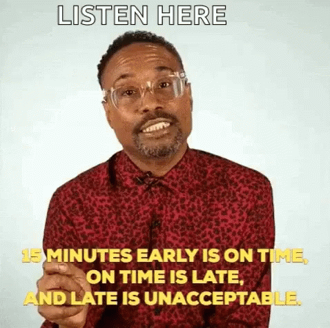 Billy Porter 15minutes Early GIF
