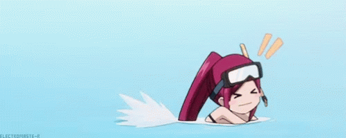 Fairy Tail Erza Scarlet GIF - Fairy Tail Erza Scarlet Swimming GIFs