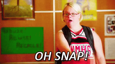 Oh Snap GIF - Snap Glee GIFs