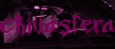 a pink and black background with the word atmosfera in purple letters