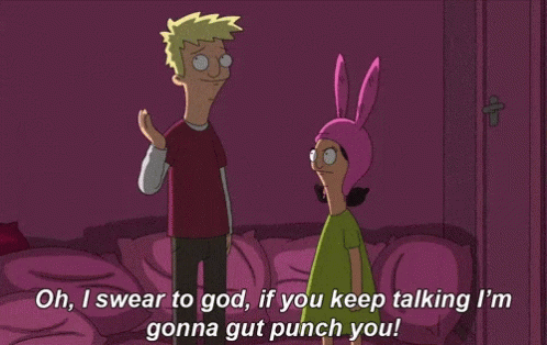 Louise Belcher Im Gonna Punch You GIF - Louise Belcher Im Gonna Punch You Bobs Burgers GIFs