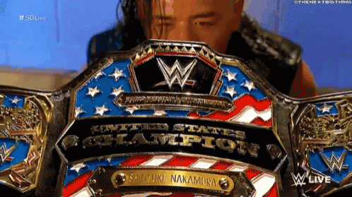 Shinsuke Nakamura Wwe GIF - Shinsuke Nakamura Wwe United States Champion GIFs