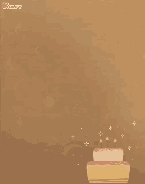 a birthday card that says happy birthday to you with a cake