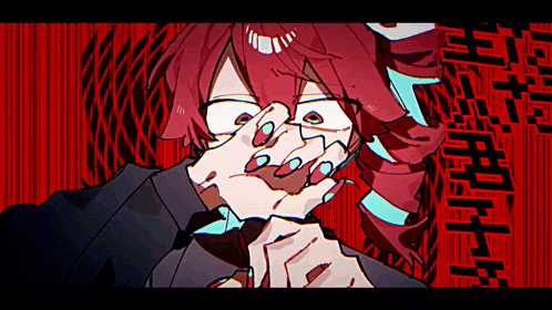 a drawing of a person covering their mouth with their hand
