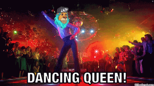 Disko Leopard Dancing Queen GIF