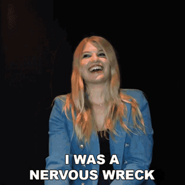 a woman says i was a nervous wreck