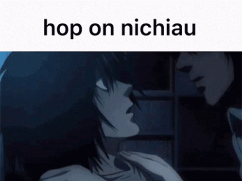 Nichiau Hop On GIF - Nichiau Hop On Death Note GIFs
