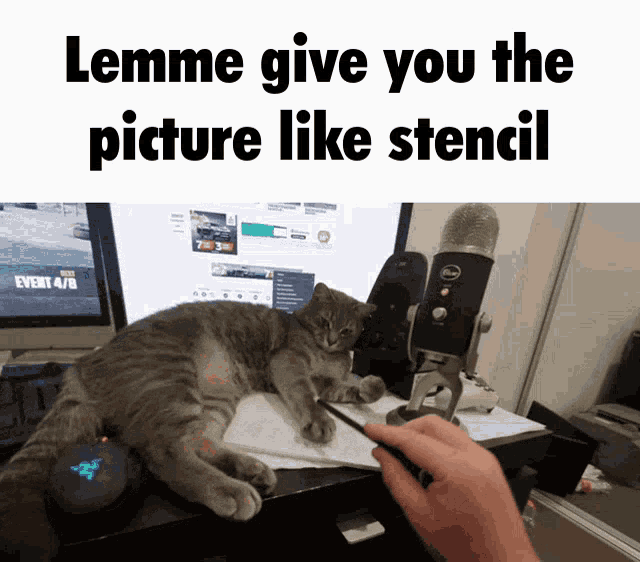 Lemme Give You The Picture Like Stencil Astronaut In The Ocean GIF - Lemme Give You The Picture Like Stencil Astronaut In The Ocean Cat Kiss GIFs