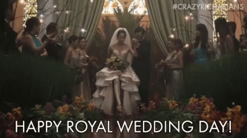 Happy Royal Wedding Day Queen GIF - Happy Royal Wedding Day Royal Queen GIFs