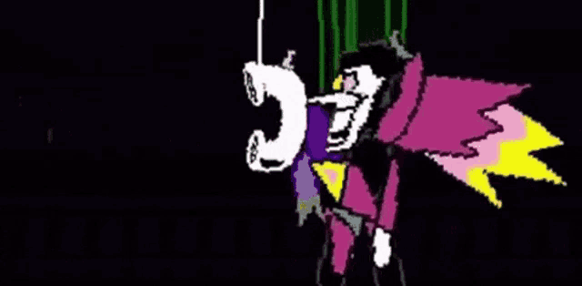 a pixel art of a cartoon character with wings and a speech bubble that says `` hello based department '' .