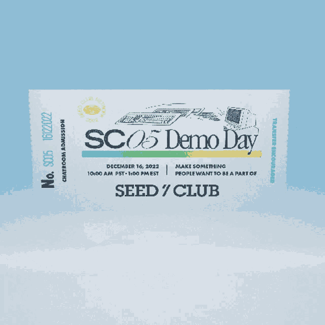 Seed Club Demo Day GIF - Seed Club Demo Day Sc05 GIFs