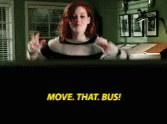 Move That Bus Tessa Altman GIF - Move That Bus Tessa Altman Suburgatory GIFs