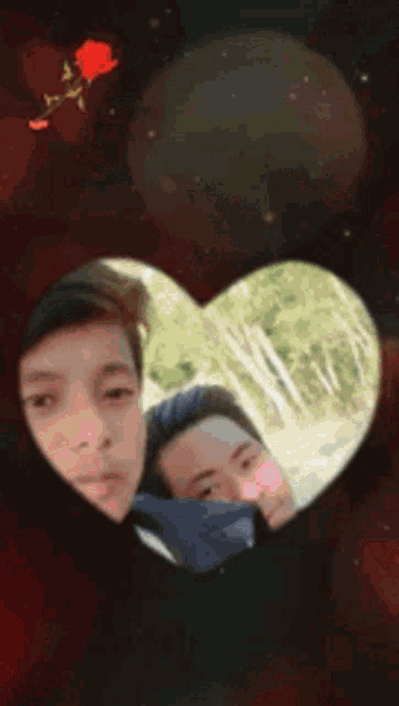 a picture of a boy and a girl with the words i love you a & s above them