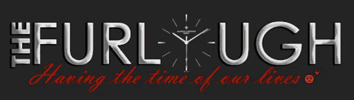 a logo for the furlough shows a clock and the words having the time of our lives
