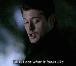 This Is Not What It Looks Like Jensen Ackles GIF - This Is Not What It Looks Like Jensen Ackles Supernatural GIFs