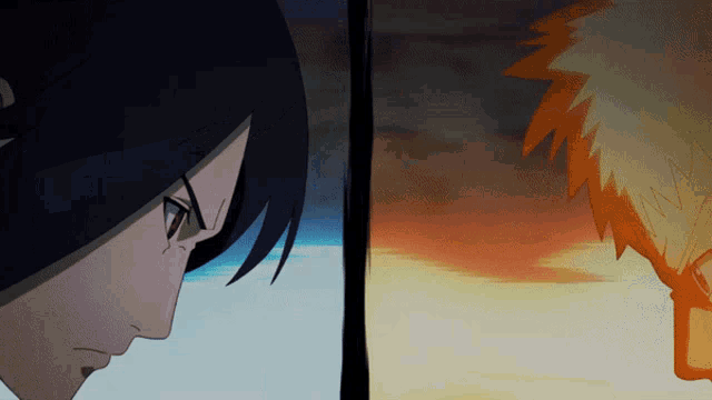 a cartoon of a man looking at another man