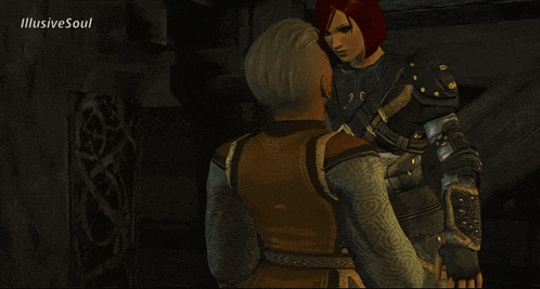 a screenshot of a video game with the words illusive soul at the top