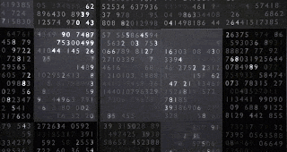 a bunch of numbers are lined up in rows
