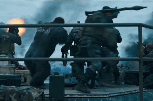 Oh Shi-- GIF - War For The Planet Of The Apes War Attack GIFs