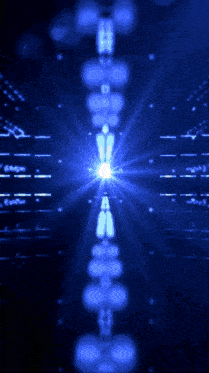 a blue background with the word voice in white letters