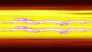 a cartoon illustration of a yellow and red lightning bolt .